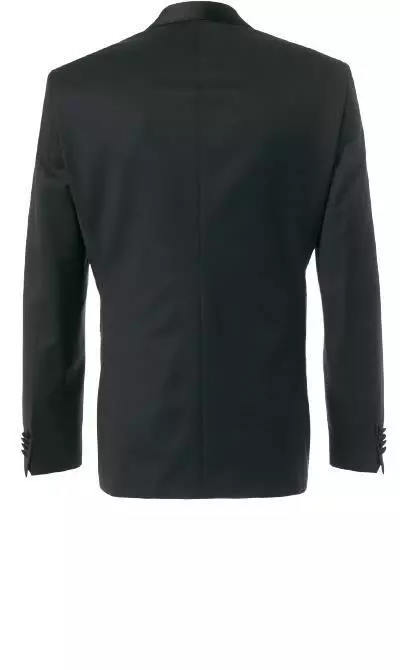 BOSS Smoking 50379909+50379911/001 Smoking Jefron-Ledan, Regular Fit, Schurwolle Super120, Schwarz, Black 6 BOSS Smoking 50379909+50379911/001 Smoking Jefron-Ledan, Regular Fit, Schurwolle Super120, Schwarz, Black – Bild 4