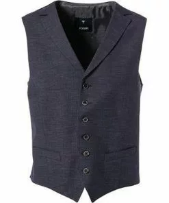 JOOP! Weste JV-04Walt 30008879/420 Schurwolle, Nachtblau meliert, Dunkelblau