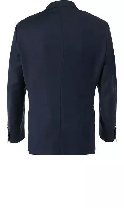 bugatti Anzug Fit Flexcity 793400+788500/99710/380 Modern Fit, Schurwoll-Stretch Flexcity, Dunkelblau meliert, Marine 6 bugatti Anzug Fit Flexcity 793400+788500/99710/380 Modern Fit, Schurwoll-Stretch Flexcity, Dunkelblau meliert, Marine – Bild 4