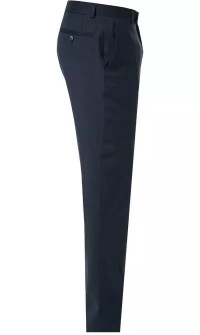 bugatti Anzug Fit Flexcity 793400+788500/99710/380 Modern Fit, Schurwoll-Stretch Flexcity, Dunkelblau meliert, Marine 10 bugatti Anzug Fit Flexcity 793400+788500/99710/380 Modern Fit, Schurwoll-Stretch Flexcity, Dunkelblau meliert, Marine – Bild 8