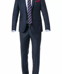 CG Anzug 40/016N0/423732+433103/63 Slim Fit, Schurwolle, Navy, Marine