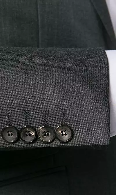 CG Anzug 40/016N0/423732+433103+441023/83 Anzug mit Weste, Slim Fit, Schurwolle, Anthrazit 7 CG Anzug 40/016N0/423732+433103+441023/83 Anzug mit Weste, Slim Fit, Schurwolle, Anthrazit – Bild 5