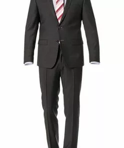 ROY ROBSON Anzug 5066/2022+0240/029 Slim Fit, Schurwolle Super100, Braun meliert, Braun