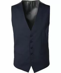 Tommy Hilfiger Tailored Weste TT0TT02641/427 Schurwoll-Stetch, Dunkelblau