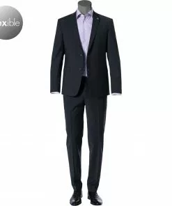 Pierre Cardin Anzug 52261+72240/850/55821/2000 Regular Fit, Schurwoll-Stretch Futureflex, Anthrazit meliert, Anthrazit