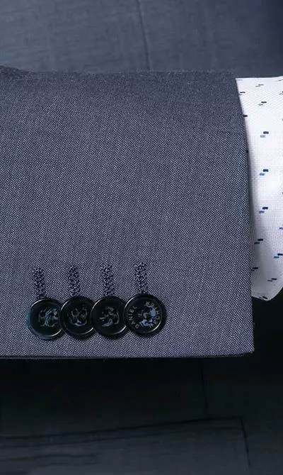 Daniel Hechter Anzug 40300+40350/100107/620 Regular Fit, Schurwolle, Rauchblau, Stahlblau 6 Daniel Hechter Anzug 40300+40350/100107/620 Regular Fit, Schurwolle, Rauchblau, Stahlblau – Bild 4