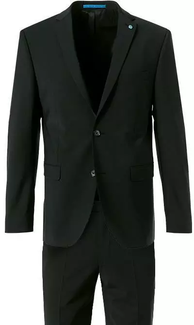 Pierre Cardin Anzug 52261+72240/810/55801/2000 Regular Fit, Schurwoll-Stretch Futureflex, Schwarz 4 Pierre Cardin Anzug 52261+72240/810/55801/2000 Regular Fit, Schurwoll-Stretch Futureflex, Schwarz – Bild 2