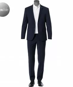 Pierre Cardin Anzug 52261+72240/810/55801/3050 Regular Fit, Schurwoll-Stretch Futureflex, Navy