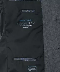 Pierre Cardin Anzug 52261+72240/810/55851/2100 Regular Fit, Schurwoll-Stretch Futureflex, Grau meliert, Anthrazit -Anzüge & Westen Geschäft 293089 norm5