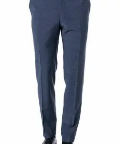 Daniel Hechter Hose 40250/100105/670 Modern Fit, Schurwolle, Dunkelblau meliert, Dunkelblau