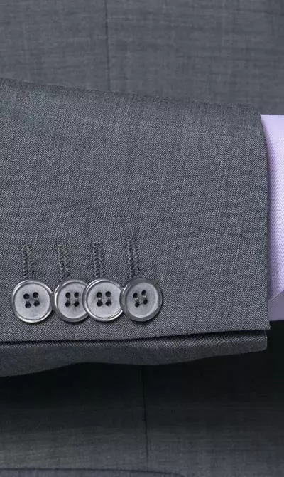 Daniel Hechter Anzug 40201+40250/100105/920 Modern Fit, Schurwoll-Stretch, Grau meliert, Grau 6 Daniel Hechter Anzug 40201+40250/100105/920 Modern Fit, Schurwoll-Stretch, Grau meliert, Grau – Bild 4