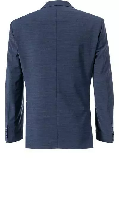 Daniel Hechter Anzug 40201+40250/100105/670 Modern Fit, Schurwoll-Stretch, Dunkelblau meliert, Dunkelblau 5 Daniel Hechter Anzug 40201+40250/100105/670 Modern Fit, Schurwoll-Stretch, Dunkelblau meliert, Dunkelblau – Bild 3