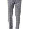 CINQUE Hose Cipuletti-H 2190-7122/91 Super Slim Fit, Schurwolle, Grau kariert, Grau -Anzüge & Westen Geschäft 293294 norm