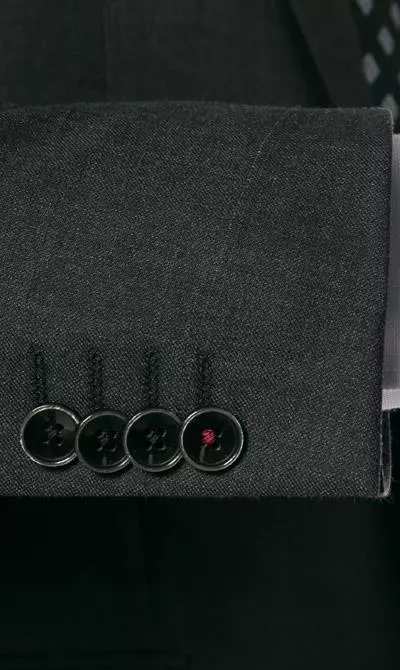 ROY ROBSON Anzug 5067/2042+0240/009 Slim Fit, Schurwolle Super110 Lanificio F.lli Cerruti, Anthrazit meliert, Anthrazit 6 ROY ROBSON Anzug 5067/2042+0240/009 Slim Fit, Schurwolle Super110 Lanificio F.lli Cerruti, Anthrazit meliert, Anthrazit – Bild 4