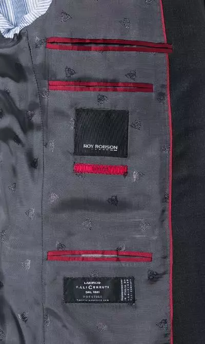 ROY ROBSON Anzug 5067/2042+0240/009 Slim Fit, Schurwolle Super110 Lanificio F.lli Cerruti, Anthrazit meliert, Anthrazit 7 ROY ROBSON Anzug 5067/2042+0240/009 Slim Fit, Schurwolle Super110 Lanificio F.lli Cerruti, Anthrazit meliert, Anthrazit – Bild 5