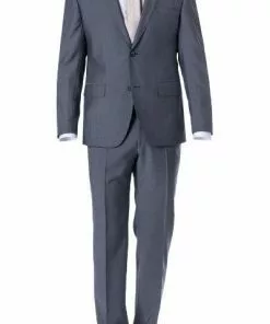 ROY ROBSON Anzug 5023-3092+0340/017 Regular Fit, Schurwolle Super100, Rauchblau, Blaugrau