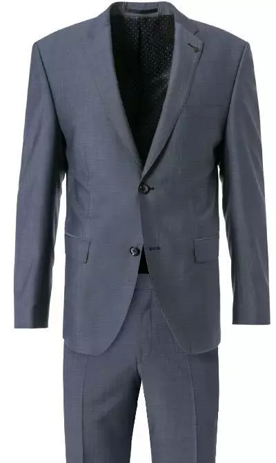 ROY ROBSON Anzug 5023-3092+0340/017 Regular Fit, Schurwolle Super100, Rauchblau, Blaugrau 4 ROY ROBSON Anzug 5023-3092+0340/017 Regular Fit, Schurwolle Super100, Rauchblau, Blaugrau – Bild 2