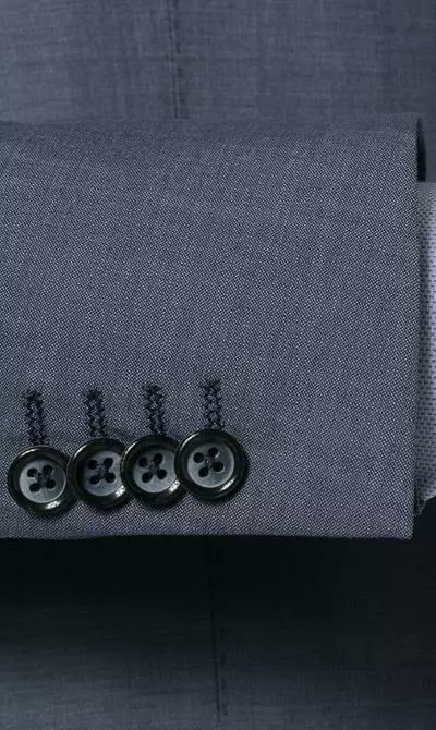 ROY ROBSON Anzug 5023-3092+0340/017 Regular Fit, Schurwolle Super100, Rauchblau, Blaugrau 6 ROY ROBSON Anzug 5023-3092+0340/017 Regular Fit, Schurwolle Super100, Rauchblau, Blaugrau – Bild 4