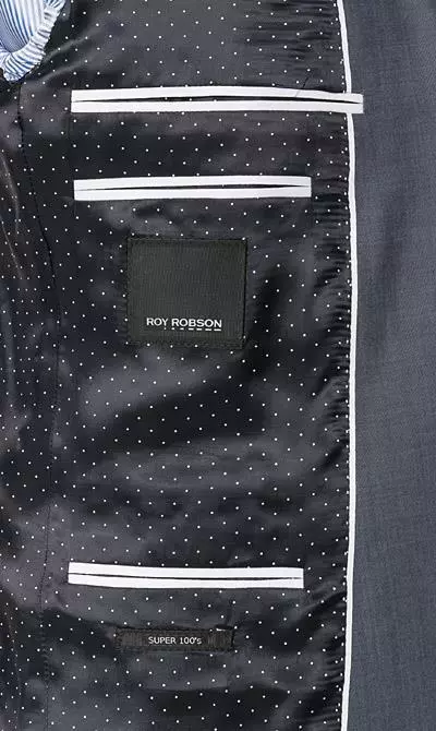 ROY ROBSON Anzug 5023-3092+0340/017 Regular Fit, Schurwolle Super100, Rauchblau, Blaugrau 7 ROY ROBSON Anzug 5023-3092+0340/017 Regular Fit, Schurwolle Super100, Rauchblau, Blaugrau – Bild 5