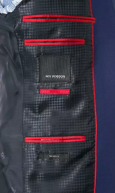 ROY ROBSON Anzug 5036-2062-0240-28/017 Anzug mit Weste, Slim Fit, Schurwolle, Royalblau 8 ROY ROBSON Anzug 5036-2062-0240-28/017 Anzug mit Weste, Slim Fit, Schurwolle, Royalblau – Bild 6