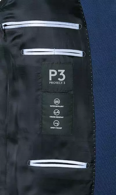 DIGEL Anzug Modern Fit 99603/121058+111066/22 Schurwolle, Marineblau, Blau 7 DIGEL Anzug Modern Fit 99603/121058+111066/22 Schurwolle, Marineblau, Blau – Bild 5