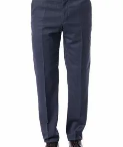 DIGEL Hose Modern Fit Per-V 99602/111066/22 Hose Per, Schurwolle Fleckenschutz, Blau