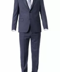 DIGEL Anzug Modern Fit 99602/121058+111066/22 Schurwolle, Rauchblau, Blau