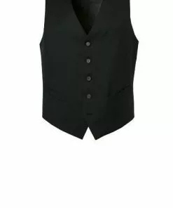 DIGEL Anzug Modern F 99656/120033+116062+160008/10 Anzug mit Weste, Schurwolle REDA, Schwarz -Anzüge & Westen Geschäft 298895 norm4