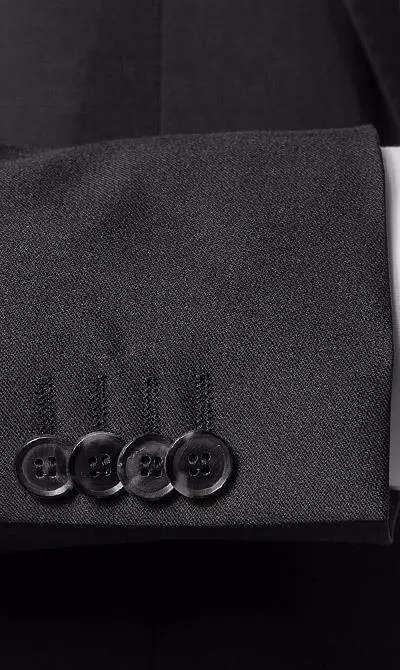 DIGEL Anzug Modern Fit 99656/120033+116062/10 Schurwolle REDA, Schwarz 6 DIGEL Anzug Modern Fit 99656/120033+116062/10 Schurwolle REDA, Schwarz – Bild 4