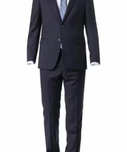 DIGEL Anzug Modern Fit 99656/120033+116062/20 Schurwolle REDA, Nachtblau