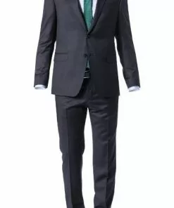 DIGEL Anzug Modern Fit 99656/120033+116062/42 Schurwolle REDA, Anthrazit meliert, Anthrazit