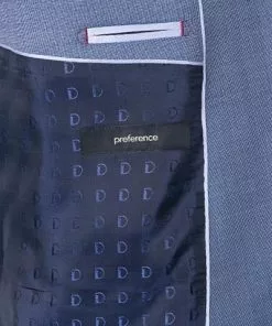 DIGEL Anzug Modern Fit 99653/120033+116062/28 Schurwolle Super110 REDA, Blau meliert, Hellblau -Anzüge & Westen Geschäft 298911 norm5