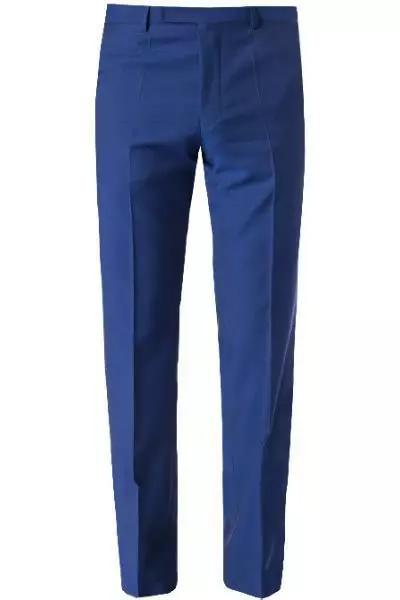 DIGEL Hose Slim Fit Apollo 99832/110030/28 Hose Apollo, Schurwolle Super100, Royalblau, Blau 4 DIGEL Hose Slim Fit Apollo 99832/110030/28 Hose Apollo, Schurwolle Super100, Royalblau, Blau – Bild 2