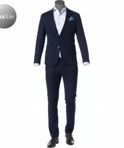 DIGEL Anzug Extra Slim Fit 99708/120269+110131/20 Mikrofaser, Nachtblau