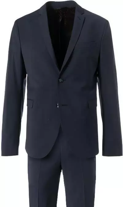 CINQUE Anzug Cipuletti 2290+2190-1501/691 Super Slim, Schurwoll-Stretch, Blau, Marineblau 4 CINQUE Anzug Cipuletti 2290+2190-1501/691 Super Slim, Schurwoll-Stretch, Blau, Marineblau – Bild 2