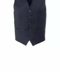 Daniel Hechter Anzug 40103+40150+40160/100108/680 Anzug mit Weste, Shape Fit, Schurwolle, Navy, Blau -Anzüge & Westen Geschäft 301263 norm4