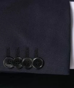 Daniel Hechter Anzug 40103+40150+40160/100108/680 Anzug mit Weste, Shape Fit, Schurwolle, Navy, Blau -Anzüge & Westen Geschäft 301263 norm5