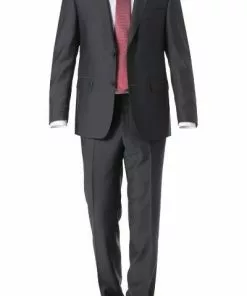 Carl Gross Anzug 60-045N1/323022+23/82 Modern Fit, Schurwolle Super110, Anthrazit, Graphit