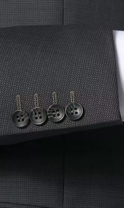 Carl Gross Anzug 60-045N1/323022+23/82 Modern Fit, Schurwolle Super110, Anthrazit, Graphit 6 Carl Gross Anzug 60-045N1/323022+23/82 Modern Fit, Schurwolle Super110, Anthrazit, Graphit – Bild 4