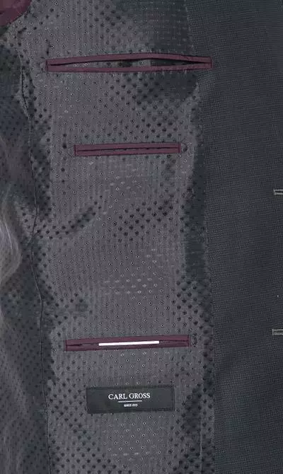 Carl Gross Anzug 60-045N1/323022+23/82 Modern Fit, Schurwolle Super110, Anthrazit, Graphit 7 Carl Gross Anzug 60-045N1/323022+23/82 Modern Fit, Schurwolle Super110, Anthrazit, Graphit – Bild 5