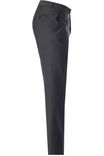 Carl Gross Hose Sascha 60-045N1/332023/82 Modern Fit, Schurwolle Super110 REDA, Anthrazit, Graphit 5 Carl Gross Hose Sascha 60-045N1/332023/82 Modern Fit, Schurwolle Super110 REDA, Anthrazit, Graphit – Bild 3