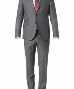 CG Anzug 70-124N1/423732/+433103/82 Slim Fit, Schurwolle, Grau meliert, Grau