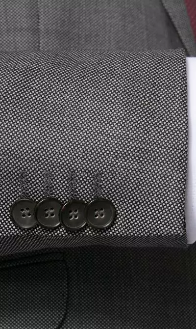 CG Anzug 70-124N1/423732/+433103/82 Slim Fit, Schurwolle, Grau meliert, Grau 6 CG Anzug 70-124N1/423732/+433103/82 Slim Fit, Schurwolle, Grau meliert, Grau – Bild 4