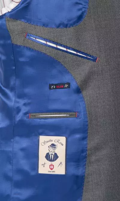 CG Anzug 70-124N1/423732/+433103/82 Slim Fit, Schurwolle, Grau meliert, Grau 7 CG Anzug 70-124N1/423732/+433103/82 Slim Fit, Schurwolle, Grau meliert, Grau – Bild 5