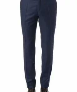 CG Hose Chaz 70-124N1/433103/62 Slim Fit, Schurwolle, Navy meliert, Marineblau