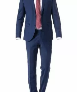 CG Anzug 60-107S0/423712+433063/62 Slim Fit, Woll-Stretch, Blau , Blau