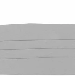 Wilvorst Kummerbund mit Schleife 4112/001/00 Kummerbund + Schleife + Einstecktuch, Hellgrau -Anzüge & Westen Geschäft 30180 norm4