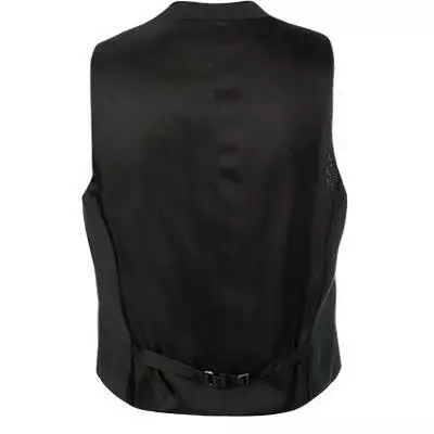 DIGEL Weste Modern Fit Dan 99832/160008/10 Schurwolle, Schwarz 4 DIGEL Weste Modern Fit Dan 99832/160008/10 Schurwolle, Schwarz – Bild 2