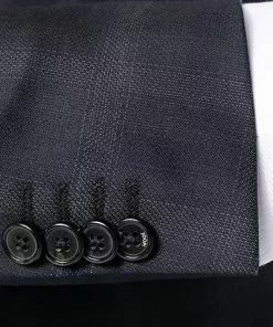 JOOP! Anzug Finch-Brad 30012708+17/401 Modern Fit, Schurwolle, Nachtblau kariert, Nachtblau -Anzüge & Westen Geschäft 305154 norm4