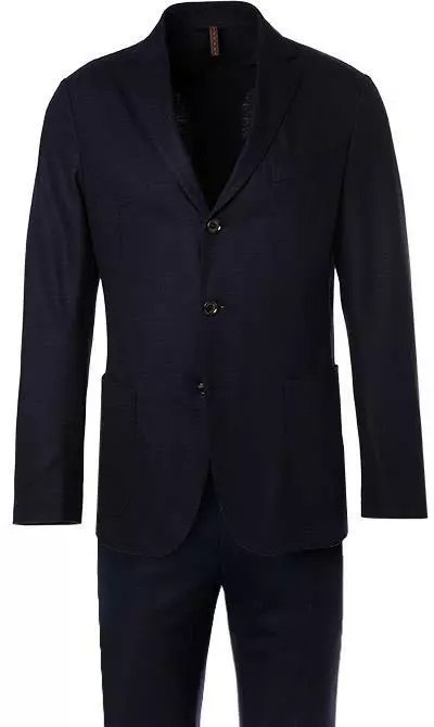 Windsor Anzug Gero+Santio 30011468+30012445/401 Anzug Gero-Santio, Schurwolle, Navy, Nachtblau 4 Windsor Anzug Gero+Santio 30011468+30012445/401 Anzug Gero-Santio, Schurwolle, Navy, Nachtblau – Bild 2